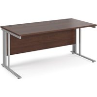 Click to view product details and reviews for Office Desk 1600mm Rectangular Desk With Cable Managed Leg Walnut Tops With Silver Frames 800mm Depth Maestro 25. Click to view product details and reviews for Office Desk 1600mm Rectangular Desk With Cable Managed Leg Walnut Tops With Silver Frames 800mm Depth Maestro 25.