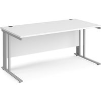 Click to view product details and reviews for Office Desk 1600mm Rectangular Desk With Cable Managed Leg White Tops With Silver Frames 800mm Depth Maestro 25. Click to view product details and reviews for Office Desk 1600mm Rectangular Desk With Cable Managed Leg White Tops With Silver Frames 800mm Depth Maestro 25.