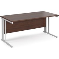 Click to view product details and reviews for Office Desk 1600mm Rectangular Desk With Cable Managed Leg Walnut Tops With White Frames 800mm Depth Maestro 25. Click to view product details and reviews for Office Desk 1600mm Rectangular Desk With Cable Managed Leg Walnut Tops With White Frames 800mm Depth Maestro 25.