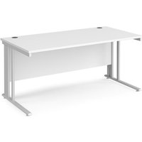 Click to view product details and reviews for Office Desk 1600mm Rectangular Desk With Cable Managed Leg White Tops With White Frames 800mm Depth Maestro 25. Click to view product details and reviews for Office Desk 1600mm Rectangular Desk With Cable Managed Leg White Tops With White Frames 800mm Depth Maestro 25.