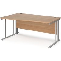 Click to view product details and reviews for Office Desk Left Hand Wave Desk 1600mm Beech Top With Silver Frame Maestro 25 Mcm16wlsb. Click to view product details and reviews for Office Desk Left Hand Wave Desk 1600mm Beech Top With Silver Frame Maestro 25 Mcm16wlsb.