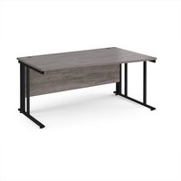 Click to view product details and reviews for Maestro 25 Right Hand Wave Desk 1600mm Wide Black Cable Managed Leg Frame Grey Oak Top. Click to view product details and reviews for Maestro 25 Right Hand Wave Desk 1600mm Wide Black Cable Managed Leg Frame Grey Oak Top.