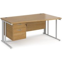 Click to view product details and reviews for Office Desk Right Hand Wave Desk 1600mm With Pedestal Oak Top With White Frame Maestro 25 Mcm16wrp2who. Click to view product details and reviews for Office Desk Right Hand Wave Desk 1600mm With Pedestal Oak Top With White Frame Maestro 25 Mcm16wrp2who.