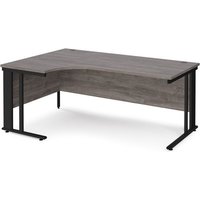Click to view product details and reviews for Maestro 25 Left Hand Ergonomic Desk 1800mm Wide Black Cable Managed Leg Frame Grey Oak Top. Click to view product details and reviews for Maestro 25 Left Hand Ergonomic Desk 1800mm Wide Black Cable Managed Leg Frame Grey Oak Top.