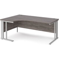 Click to view product details and reviews for Maestro 25 Left Hand Ergonomic Desk 1800mm Wide Silver Cable Managed Leg Frame Grey Oak Top. Click to view product details and reviews for Maestro 25 Left Hand Ergonomic Desk 1800mm Wide Silver Cable Managed Leg Frame Grey Oak Top.