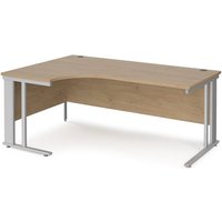 Click to view product details and reviews for Maestro 25 Left Hand Ergonomic Desk 1800mm Wide Silver Cable Managed Leg Frame Kendal Oak Top. Click to view product details and reviews for Maestro 25 Left Hand Ergonomic Desk 1800mm Wide Silver Cable Managed Leg Frame Kendal Oak Top.