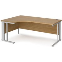 Click to view product details and reviews for Office Desk Left Hand Corner Desk 1800mm Oak Top With Silver Frame 1200mm Depth Maestro 25 Mcm18elso. Click to view product details and reviews for Office Desk Left Hand Corner Desk 1800mm Oak Top With Silver Frame 1200mm Depth Maestro 25 Mcm18elso.
