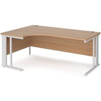 Click to view product details and reviews for Office Desk Left Hand Corner Desk 1800mm Beech Top With White Frame 1200mm Depth Maestro 25 Mcm18elwhb. Click to view product details and reviews for Office Desk Left Hand Corner Desk 1800mm Beech Top With White Frame 1200mm Depth Maestro 25 Mcm18elwhb.