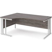 Click to view product details and reviews for Maestro 25 Left Hand Ergonomic Desk 1800mm Wide White Cable Managed Leg Frame Grey Oak Top. Click to view product details and reviews for Maestro 25 Left Hand Ergonomic Desk 1800mm Wide White Cable Managed Leg Frame Grey Oak Top.