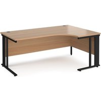 Click to view product details and reviews for Office Desk Right Hand Corner Desk 1800mm Beech Top With Black Frame 1200mm Depth Maestro 25 Mcm18erkb. Click to view product details and reviews for Office Desk Right Hand Corner Desk 1800mm Beech Top With Black Frame 1200mm Depth Maestro 25 Mcm18erkb.