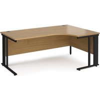 Click to view product details and reviews for Office Desk Right Hand Corner Desk 1800mm Oak Top With Black Frame 1200mm Depth Maestro 25 Mcm18erko. Click to view product details and reviews for Office Desk Right Hand Corner Desk 1800mm Oak Top With Black Frame 1200mm Depth Maestro 25 Mcm18erko.