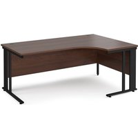 Click to view product details and reviews for Office Desk Right Hand Corner Desk 1800mm Walnut Top With Black Frame 1200mm Depth Maestro 25 Mcm18erkw. Click to view product details and reviews for Office Desk Right Hand Corner Desk 1800mm Walnut Top With Black Frame 1200mm Depth Maestro 25 Mcm18erkw.