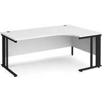 Click to view product details and reviews for Office Desk Right Hand Corner Desk 1800mm White Top With Black Frame 1200mm Depth Maestro 25 Mcm18erkwh. Click to view product details and reviews for Office Desk Right Hand Corner Desk 1800mm White Top With Black Frame 1200mm Depth Maestro 25 Mcm18erkwh.