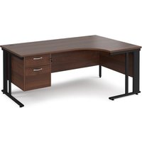 Click to view product details and reviews for Office Desk Right Hand Corner Desk 1800mm With Pedestal Walnut Top With Black Frame 1200mm Depth Maestro 25 Mcm18erp2kw. Click to view product details and reviews for Office Desk Right Hand Corner Desk 1800mm With Pedestal Walnut Top With Black Frame 1200mm Depth Maestro 25 Mcm18erp2kw.