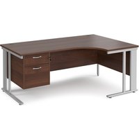 Click to view product details and reviews for Office Desk Right Hand Corner Desk 1800mm With Pedestal Walnut Top With Silver Frame 1200mm Depth Maestro 25 Mcm18erp2sw. Click to view product details and reviews for Office Desk Right Hand Corner Desk 1800mm With Pedestal Walnut Top With Silver Frame 1200mm Depth Maestro 25 Mcm18erp2sw.