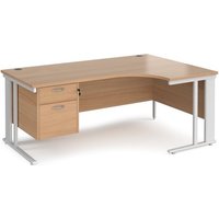 Click to view product details and reviews for Office Desk Right Hand Corner Desk 1800mm With Pedestal Beech Top With White Frame 1200mm Depth Maestro 25 Mcm18erp2whb. Click to view product details and reviews for Office Desk Right Hand Corner Desk 1800mm With Pedestal Beech Top With White Frame 1200mm Depth Maestro 25 Mcm18erp2whb.