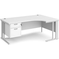 Click to view product details and reviews for Office Desk Right Hand Corner Desk 1800mm With Pedestal White Top With White Frame 1200mm Depth Maestro 25 Mcm18erp2whwh. Click to view product details and reviews for Office Desk Right Hand Corner Desk 1800mm With Pedestal White Top With White Frame 1200mm Depth Maestro 25 Mcm18erp2whwh.