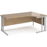 Click to view product details and reviews for Maestro 25 Right Hand Ergonomic Desk 1800mm Wide Silver Cable Managed Leg Frame Kendal Oak Top. Click to view product details and reviews for Maestro 25 Right Hand Ergonomic Desk 1800mm Wide Silver Cable Managed Leg Frame Kendal Oak Top.