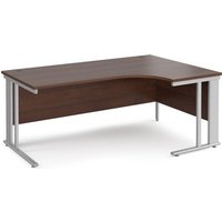 Click to view product details and reviews for Office Desk Right Hand Corner Desk 1800mm Walnut Top With Silver Frame 1200mm Depth Maestro 25 Mcm18ersw. Click to view product details and reviews for Office Desk Right Hand Corner Desk 1800mm Walnut Top With Silver Frame 1200mm Depth Maestro 25 Mcm18ersw.