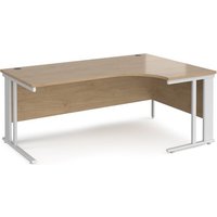 Click to view product details and reviews for Maestro 25 Right Hand Ergonomic Desk 1800mm Wide White Cable Managed Leg Frame Kendal Oak Top. Click to view product details and reviews for Maestro 25 Right Hand Ergonomic Desk 1800mm Wide White Cable Managed Leg Frame Kendal Oak Top.