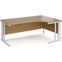 Click to view product details and reviews for Office Desk Right Hand Corner Desk 1800mm Oak Top With White Frame 1200mm Depth Maestro 25 Mcm18erwho. Click to view product details and reviews for Office Desk Right Hand Corner Desk 1800mm Oak Top With White Frame 1200mm Depth Maestro 25 Mcm18erwho.