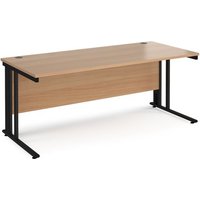 Click to view product details and reviews for Office Desk 1800mm Rectangular Desk With Cable Managed Leg Beech Tops With Black Frames Maestro 25. Click to view product details and reviews for Office Desk 1800mm Rectangular Desk With Cable Managed Leg Beech Tops With Black Frames Maestro 25.