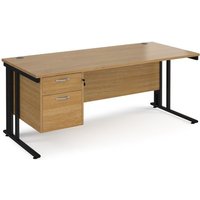 Click to view product details and reviews for Office Desk Rectangular Desk 1800mm With Pedestal Oak Top With Black Frame 800mm Depth Maestro 25 Mcm18p2ko. Click to view product details and reviews for Office Desk Rectangular Desk 1800mm With Pedestal Oak Top With Black Frame 800mm Depth Maestro 25 Mcm18p2ko.