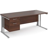 Click to view product details and reviews for Office Desk Rectangular Desk 1800mm With Pedestal Walnut Top With Silver Frame 800mm Depth Maestro 25 Mcm18p2sw. Click to view product details and reviews for Office Desk Rectangular Desk 1800mm With Pedestal Walnut Top With Silver Frame 800mm Depth Maestro 25 Mcm18p2sw.
