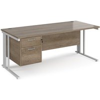 Click to view product details and reviews for Maestro 25 Straight Desk 1800mm X 800mm With 2 Drawer Pedestal White Cable Managed Leg Frame Nebraska Oak Top. Click to view product details and reviews for Maestro 25 Straight Desk 1800mm X 800mm With 2 Drawer Pedestal White Cable Managed Leg Frame Nebraska Oak Top.