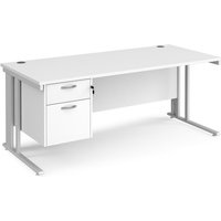 Click to view product details and reviews for Office Desk Rectangular Desk 1800mm With Pedestal White Top With White Frame 800mm Depth Maestro 25 Mcm18p2whwh. Click to view product details and reviews for Office Desk Rectangular Desk 1800mm With Pedestal White Top With White Frame 800mm Depth Maestro 25 Mcm18p2whwh.