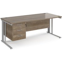 Click to view product details and reviews for Maestro 25 Straight Desk 1800mm X 800mm With 3 Drawer Pedestal Silver Cable Managed Leg Frame Nebraska Oak Top. Click to view product details and reviews for Maestro 25 Straight Desk 1800mm X 800mm With 3 Drawer Pedestal Silver Cable Managed Leg Frame Nebraska Oak Top.