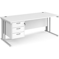 Click to view product details and reviews for Office Desk Rectangular Desk 1800mm With Pedestal White Top With White Frame 800mm Depth Maestro 25 Mcm18p3whwh. Click to view product details and reviews for Office Desk Rectangular Desk 1800mm With Pedestal White Top With White Frame 800mm Depth Maestro 25 Mcm18p3whwh.
