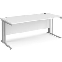 Click to view product details and reviews for Office Desk 1800mm Rectangular Desk With Cable Managed Leg White Tops With Silver Frames Maestro 25. Click to view product details and reviews for Office Desk 1800mm Rectangular Desk With Cable Managed Leg White Tops With Silver Frames Maestro 25.