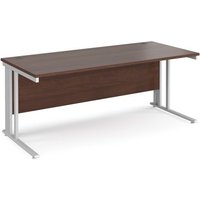 Click to view product details and reviews for Office Desk 1800mm Rectangular Desk With Cable Managed Leg Walnut Tops With White Frames Maestro 25. Click to view product details and reviews for Office Desk 1800mm Rectangular Desk With Cable Managed Leg Walnut Tops With White Frames Maestro 25.