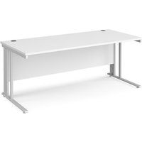 Click to view product details and reviews for Office Desk 1800mm Rectangular Desk With Cable Managed Leg White Tops With White Frames Maestro 25. Click to view product details and reviews for Office Desk 1800mm Rectangular Desk With Cable Managed Leg White Tops With White Frames Maestro 25.