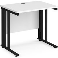 Click to view product details and reviews for Maestro 25 Straight Desk 800mm X 600mm Black Cable Managed Leg Frame White Top. Click to view product details and reviews for Maestro 25 Straight Desk 800mm X 600mm Black Cable Managed Leg Frame White Top.