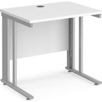 Click to view product details and reviews for Maestro 25 Straight Desk 800mm X 600mm Silver Cable Managed Leg Frame White Top. Click to view product details and reviews for Maestro 25 Straight Desk 800mm X 600mm Silver Cable Managed Leg Frame White Top.