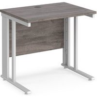 Click to view product details and reviews for Maestro 25 Straight Desk 800mm X 600mm White Cable Managed Leg Frame Grey Oak Top. Click to view product details and reviews for Maestro 25 Straight Desk 800mm X 600mm White Cable Managed Leg Frame Grey Oak Top.