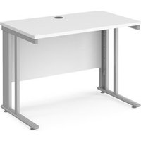 Click to view product details and reviews for Office Desk 1000mm Rectangular Desk With Cable Managed Leg White Tops With Silver Frames 600mm Depth Maestro 25. Click to view product details and reviews for Office Desk 1000mm Rectangular Desk With Cable Managed Leg White Tops With Silver Frames 600mm Depth Maestro 25.