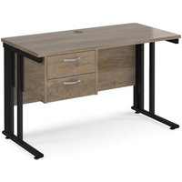 Click to view product details and reviews for Maestro 25 Straight Desk 1200mm X 600mm With 2 Drawer Pedestal Black Cable Managed Leg Frame Leg Nebraska Oak Top. Click to view product details and reviews for Maestro 25 Straight Desk 1200mm X 600mm With 2 Drawer Pedestal Black Cable Managed Leg Frame Leg Nebraska Oak Top.