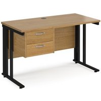 Click to view product details and reviews for Office Desk Rectangular Desk 1200mm With Pedestal Oak Top With Black Frame 600mm Depth Maestro 25 Mcm612p2ko. Click to view product details and reviews for Office Desk Rectangular Desk 1200mm With Pedestal Oak Top With Black Frame 600mm Depth Maestro 25 Mcm612p2ko.