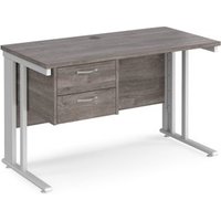 Click to view product details and reviews for Maestro 25 Straight Desk 1200mm X 600mm With 2 Drawer Pedestal White Cable Managed Leg Frame Leg Grey Oak Top. Click to view product details and reviews for Maestro 25 Straight Desk 1200mm X 600mm With 2 Drawer Pedestal White Cable Managed Leg Frame Leg Grey Oak Top.