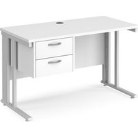 Click to view product details and reviews for Office Desk Rectangular Desk 1200mm With Pedestal White Top With White Frame 600mm Depth Maestro 25 Mcm612p2whwh. Click to view product details and reviews for Office Desk Rectangular Desk 1200mm With Pedestal White Top With White Frame 600mm Depth Maestro 25 Mcm612p2whwh.