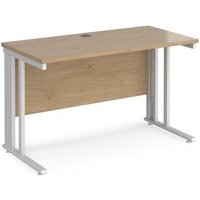 Click to view product details and reviews for Maestro 25 Straight Desk 1200mm X 600mm White Cable Managed Leg Frame Kendal Oak Top. Click to view product details and reviews for Maestro 25 Straight Desk 1200mm X 600mm White Cable Managed Leg Frame Kendal Oak Top.