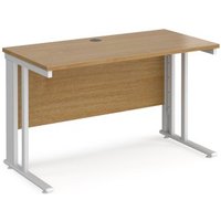 Click to view product details and reviews for Office Desk 1200mm Rectangular Desk With Cable Managed Leg Oak Tops With White Frames 600mm Depth Maestro 25. Click to view product details and reviews for Office Desk 1200mm Rectangular Desk With Cable Managed Leg Oak Tops With White Frames 600mm Depth Maestro 25.