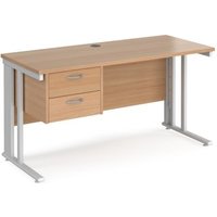 Click to view product details and reviews for Office Desk Rectangular Desk 1400mm With Pedestal Beech Top With White Frame 600mm Depth Maestro 25 Mcm614p2whb. Click to view product details and reviews for Office Desk Rectangular Desk 1400mm With Pedestal Beech Top With White Frame 600mm Depth Maestro 25 Mcm614p2whb.