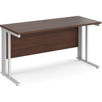 Click to view product details and reviews for Office Desk 1400mm Rectangular Desk With Cable Managed Leg Walnut Tops With White Frames 600mm Depth Maestro 25. Click to view product details and reviews for Office Desk 1400mm Rectangular Desk With Cable Managed Leg Walnut Tops With White Frames 600mm Depth Maestro 25.