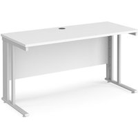 Click to view product details and reviews for Office Desk 1400mm Rectangular Desk With Cable Managed Leg White Tops With White Frames 600mm Depth Maestro 25. Click to view product details and reviews for Office Desk 1400mm Rectangular Desk With Cable Managed Leg White Tops With White Frames 600mm Depth Maestro 25.