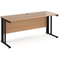 Click to view product details and reviews for Office Desk 1600mm Rectangular Desk With Cable Managed Leg Beech Tops With Black Frames 600mm Depth Maestro 25. Click to view product details and reviews for Office Desk 1600mm Rectangular Desk With Cable Managed Leg Beech Tops With Black Frames 600mm Depth Maestro 25.