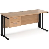 Click to view product details and reviews for Office Desk Rectangular Desk 1600mm With Pedestal Beech Top With Black Frame 600mm Depth Maestro 25 Mcm616p2kb. Click to view product details and reviews for Office Desk Rectangular Desk 1600mm With Pedestal Beech Top With Black Frame 600mm Depth Maestro 25 Mcm616p2kb.